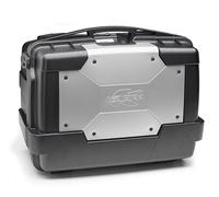 Valise Latérale [KAPPA] KGR46 Garda 46 Litres Monokey Noir/Argent Pour Moto