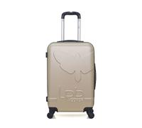 lpb - valise weekend abs norine-a 4 roues 60 cm - beige beige