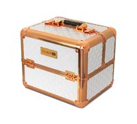 Valise Manucure Mobile Excellent Pro Diamond 3D Blanche Cuivrée