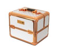 Valise Manucure Mobile Excellent Pro Diamond 3D Blanche Cuivrée