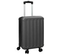 Valise moderne rectangulaire - vidaXL - Gris foncé - 34x23x55,5 cm - Plastic ABS - Roues - Serrure - Durable