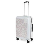 Valise Moyenne 133665 Marguerites Blanches Roses