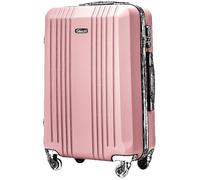 Wings Valise rigide - Grande valise de voyage et trolleys - Valise à roulettes ultra légère avec roulettes - Valise trolley bagage à main - Valise rigide avec serrure - Petit trolley pour avion, m