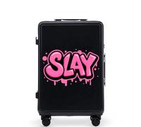 Valise moyenne Wings ABS+ Customized Slay 24" Noir 63 L