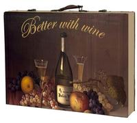 Valise P/six bouteilles - Better with Wine (61,5 x 36 x 12)