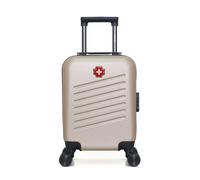 swiss kopper - valise cabine xs zurich 4 roues 46 cm - beige beige