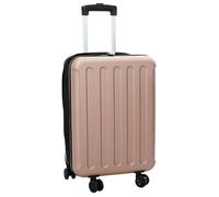 Valise pliable coque dure 20'' - VIDAXL - 42006238 - Rose doré - ABS durable - Serrure intégrée & roulettes