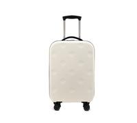 Valise Pliable De 20 Pouces, Ultra Légère 2,22 Kg, Capacité De 45 L, Valises À roulettes pour Femmes Et Hommes, Valises De Voyage pour Week-End avec roulettes Silencieuses, Bagages Pliables(White)