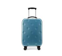 Valise Pliable De 20 Pouces, Ultra Légère 2,22 Kg, Capacité De 45 L, Valises À roulettes pour Femmes Et Hommes, Valises De Voyage pour Week-End avec roulettes Silencieuses, Bagages Pliables(Blue)