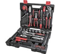 Valise Porte Outils Set Clés À Boussole Pinces Tournevis Trousse 75 Pièces