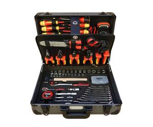 Valise pour électricien et électromécanicien 1/4' + 1/2“ 142 pièces KS TOOLS - 922.0642F
