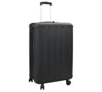 Valise rectangulaire moderne - vidaXL - 50x30x76 cm - Noir - Plastic ABS - Rangement ample - Construction durable