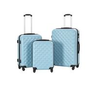 Valise rigide 3 pcs Bleu ABS Bleu G