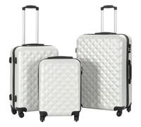 Valise Rigide 3 pcs Jaune ABS Voyage Trolley Bagage Vacances Cabine vidaXL