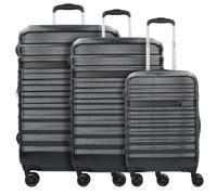 Valise rigide 4 roulettes - BUGATTI - Corium - Cadenas TSA - ABS - Noir