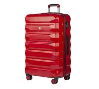 Valise rigide - BEMON - Nice - 85cm - Rouge - 4 roues doubles - Extensible 4cm