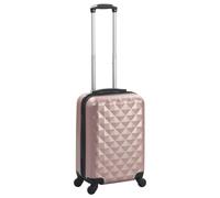 Valise Rigide Bleu ABS Voyage Trolley Bagage à Main Vacances Cabine vidaXL