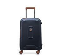 DELSEY PARIS - MONCEY - Valise Cabine Rigide - 55x35x25 cm - 38 Litres - S - Bleu encre