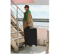 LUGGAGE STUDIO - Valise Rigide En Polycarbonate Avec Serrure TSA Et Roues Multidirectionnelles Noir