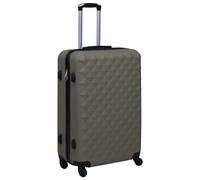 Valise Rigide Doré ABS Trolley Bagage de Voyage Sangle de Serrage vidaXL