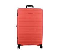 Valise rigide grande extensible Striper Jump Ref 64781 Corail 77*51*30/34 cm