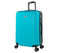ITACA - Valise Rigide Grande Taille 158 cm - Bagage Soute 23 kg Solide ABS - Trolley Valise Moyenne - Bagage Taille Moyenne. Cadenas à Combinaison ., Turquoise/Anthracite