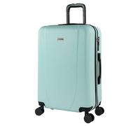 Valise De Voyage Rigide 4 Roues Trolley De Taille Moyenne 65 Cm En ABS. Résistante Et Légère. Poignée 2 Anses Et Cadenas. Étudiant Et Professionnel. 71160 Vert