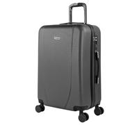Valise De Voyage Rigide 4 Roues Trolley De Taille Moyenne 65 Cm En ABS. Résistante Et Légère. Poignée 2 Anses Et Cadenas. Étudiant Et Professionnel. 71160 Noir