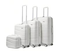 Valise Rigide Légère en Polypropylène 14" 20" 24" 28" avec Roues Multi-Directionnelles - Bagage pour Vacances, Voyages d'Affaires et W nds en Famille - Disponible à l'Unité ou en Coffret de 3 et 4