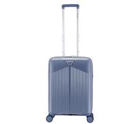 Valise Rigide POLARE1.2 MEZTELDER, Coque Ultra resistante 100% Polypropylene, Fermeture Zip Anti EFFRACTION souflet d' extentions GATANTIE 2ANS,39L/46Litres (POLARE1.2, Bleu METALISE, 55X38X22CM)