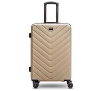 Valise rigide REDOLZ 67 cm - 4 roulettes 360° - Cadenas TSA - Champagne
