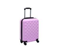 vidaXL Valise rigide Rose ABS 92419 Rose G