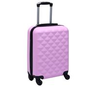 vidaXL Valise rigide Rose ABS 92419 Rose G