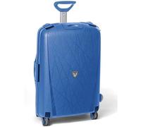 Roncato Valise rigide Light Grande 75 cm – 4 roues – 4,8 kg – Bleu Avio