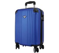 VIDA Valise Rigide Taille Cabine VR610B Roues Doublons Qualité/Prix (Bleu Jean (Navy), S - Small - 40L - 54x34x20cm - 2,3kg)