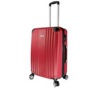 VIDA Valise Rigide VR610B Roues Doublons Qualité/Prix (Red (Rouge), M - Medium - 76L - 66x44x26cm - 3,5kg)