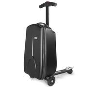 Valise scooter pour enfant Noir | Bagage scooter 4 en 1