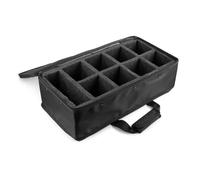 BeamZ AC420 Valise Souple pour 8 Projecteurs par LED RGBW BBP44 - Noir, Pratique et Résistante, 8 Compartiments Individuels pour Une Meilleure Protection, Idéal pour Le Transport de Vos Projecteurs