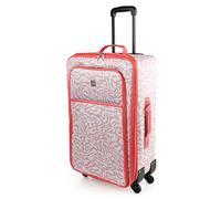 Maletas De Viaje - Maletas Medianas - Maleta De Viaje Blanda 4 Ruedas Grandes - Maleta Mediana Tela. Beige