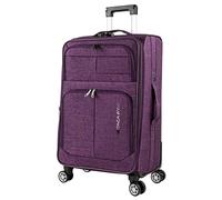Valise Souple Grande Taille À Roulettes Ultra Légère Valise Soute Avion 23Kg Valises Moyenne Pas Cher Valise XL. Cadenas À Combinaison Violet