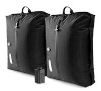 Valise Sous Vide avec Pompe, Réutilisable Révolutionnaire Sac Compression Voyage, Double Couche Sac de Voyage Sous Vide avec étanchéité (2 Pièce + 1 Pompe)
