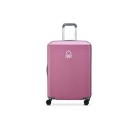 DELSEY Paris x United Colors of Benetton - UCB HARDSIDE - Valise soute Rigide 65 cm x 45 cm x 27 cm - 68 L - Rose