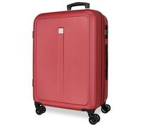 Valise soute - Roll Road - Valise taille moyenne extensible ""New Camboya"" - 48 x 68 x 27 cm - Rouge