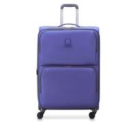 DELSEY Paris x United Colors of Benetton - UCB SOFTSIDE - Valise soute Souple 76 cm x 50 cm x 36 cm - 112 L - XL - Violet