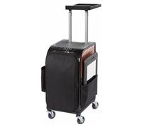 Sibel Valise-tabouret roulant RollerCoaster Or rose