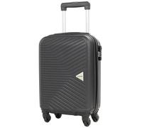 Valise taille cabine XS 50 cm Alistair - Collection Iron - 4 roues - ABS ultra résistant - Noir