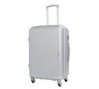 Valise taille moyenne 4 roues - ABS ultra résistant - Alistair Iron - Marque française - Expédié de France et garantie 2 ans - Argent Gris G