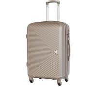 Valise taille moyenne Alistair - Collection Iron - 4 roues - ABS ultra résistant - Champagne