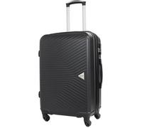 ALISTAIR "Iron Valise Taille Moyenne 65 cm - Marque Française - Garantie 2 Ans en France (Noir)