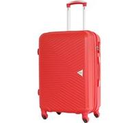 ALISTAIR "Iron Valise Taille Moyenne 65 cm - Marque Française - Garantie 2 Ans en France (Rouge)